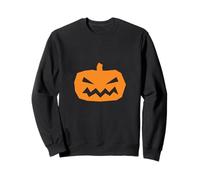 Spettrale Zucca Faccia Halloween Design Felpa