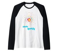 Spettro Autistico Neuro Scintillante ADHD Maglia con Maniche Raglan