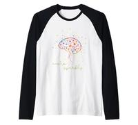 Spettro Autistico Neuro Scintillante ADHD Maglia con Maniche Raglan