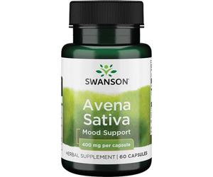 Spettro completo Avena Sativa (Erba dAvena Verde), 400mg - 60 caps