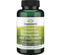 Spettro completo di cannella, fieno greco e gymnema - 120 capsule