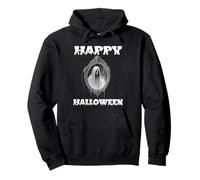 Spettro, Fantasma o Ghoul in Uno Specchio Felice Costume di Halloween Felpa con Cappuccio