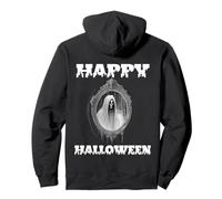 Spettro, Fantasma o Ghoul in Uno Specchio Felice Costume di Halloween Felpa con Cappuccio
