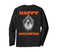Spettro, Fantasma o Ghoul in Uno Specchio Felice Costume di Halloween Maglia a Manica