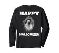 Spettro, Fantasma o Ghoul in Uno Specchio Felice Costume di Halloween Maglia a Manica