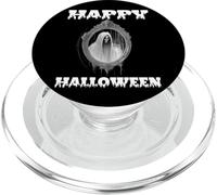 Spettro, fantasma o ghoul in uno specchio felice costume di Halloween PopSockets PopGrip per MagSafe