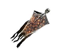 Spettro sospeso attivato dal movimento con occhi LED luminosi pose regolabili per interni ed esterni display di Halloween Illuminazione a LED scheletri ornamento