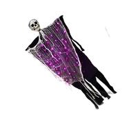 Spettro sospeso attivato dal movimento con occhi LED luminosi pose regolabili per interni ed esterni display di Halloween braccia regolabili decorazione spaventosa
