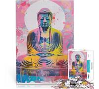 Spettro Zen puzzle 1000 pezzi per adulti Giocattoli che creano dipendenza e sfidano l'intelligenza del cervello con pezzi completamente interconnessi di forma casuale 38x26cm