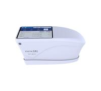 Spettrofotometro portatile LS176 D/8° Analisi del colore Software APP Curve di riflettanza spettrale di bianco e giallo Alta sensibilità, basso errore