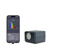 Spettrometro portatile da laboratorio a LED da 340-1000 nm for la misurazione della lunghezza d'onda spettrale PPFD nelle piante Facile lettura dei dati