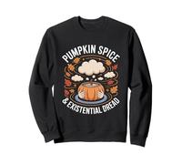Spezie di zucca e terrore esistenziale Halloween Felpa