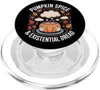 Spezie di zucca e terrore esistenziale Halloween PopSockets PopGrip per MagSafe