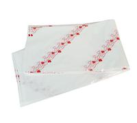 Spezzone 25x100 cm Cuori F/Bianco Conf. Regalo San Valentino Pz.100