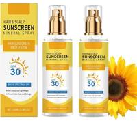 Spf 30 Saloni & Capelli Sunscreen Mist Hair Sunscreen Spray, Capelli & Scalp Sun Protection Spray, UV Protezione, Moisturizes & Food, For Hiking & Beach (2)