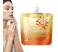 Spf 50 Sunscreen Gel, Clear Broad Spectrum Face and Body Lozione, 30 g Travel Size for Outdoor Activities, Hiking, Beach Protection, Water-Resistant, 2,95 x 2,87 Inches