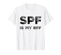 SPF Is My BFF Dermatologo Dermatologo Crema Solare Cura della Pelle Maglietta