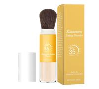 SPF Powder Face, Translucent Mineral Sunscreen, Oil Control Formula, Matte Finish, Buildable Coverage, Long Wearing, for Oily Skin, Scalp Protection, Under Makeup