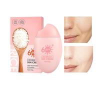 SPF Sun Cream, Long Lasting Sun Protection, 4.21x2.2 Inches Face Sunscreen with UV Shield, Lightweight Sunscreen, non Greasy Cream with Smooth Absorbing Result, Outdoor Care for Daily Use