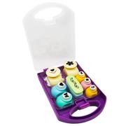 SPHALINDER Bordo Craft Punch Set di punzoni Artigianali Dimensioni assortite da 8 Pezzi, Forme perforatori, for Bordi