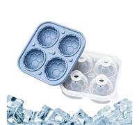 Sphere Ice Mold Flexible Nonstick 3D Ice Ball Freezer Tray Maker