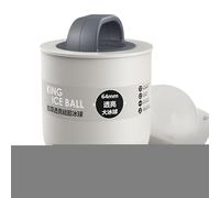 Sphere Maker - Silicone Whiskey Ice Ball Mold | Slow Melting Round IceSphere Tray For Cocktails And Spirits | Box For Home Bars, Clubs And Restaurants, 363g