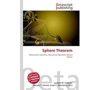 Sphere Theorem: Riemannian Geometry, Riemannian Manifold, Richard Schoen