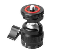 Spherical PTZ Ballhead Tripod Camera Montaggio Link Staffa Supporto Lampada Base Adattatore Nero