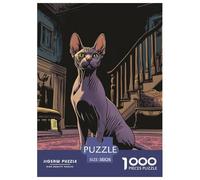 Sphinx Cat Puzzle 1000 Pezzi Educa Per Adulti E Bambini Dai 12 Anni, Intrattenimento Creativo Regalo Romantico Per Uomini E Donne 38x26cm/1000pcs