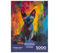 Sphinx Cat Puzzle Impossibili 1000 Pezzi Decorazione Per La Casa. Rilassamento E Intelligence Per Adulti E Ragazzi Da 14 Anni 38x26cm/1000pcs
