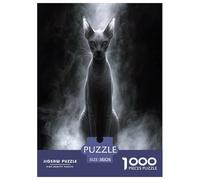Sphinx Cat Puzzle Impossibili 1000Pcs Decorazione Per La Casa. Rilassamento E Intelligence Per Adulti E Ragazzi Da 14 Anni 38x26cm/1000pcs
