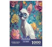Sphinx Cat Puzzle Impossible 1000 Pezzi Decorazione Per La Casa. Rilassamento E Intelligence Per Adulti E Ragazzi Da 14 Anni 38x26cm/1000pcs