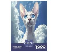 Sphinx Cat Puzzle Impossible 1000 Pezzi Decorazione Per La Casa. Rilassamento E Intelligence Per Adulti E Bambini Da 12 Anni 38x26cm/1000pcs