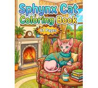 Sphynx Cat Coloring Book 61 Pages