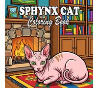 Sphynx Cat Coloring Book: Cozy & Cute Hairless Cat Scenes for Kids and Adults