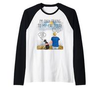 Sphynx Cat I'm Only Talking To My Cat Today Cats Lovers Maglia con Maniche Raglan