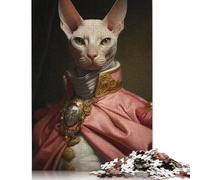 Sphynx Cat King Puzzle Impossible 1000 Pezzi Decorazione Per La Casa. Rilassamento E Intelligence Per Adulti E Bambini Da 12 Anni 1000pcs (40x28cm)