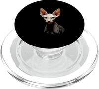 Sphynx - Facciata realistica con gatto, colore: nero PopSockets PopGrip per MagSafe