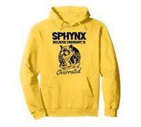 Sphynx perché ordinario è sopravvalutato gatto appassionato felino Felpa con Cappuccio