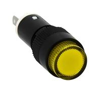 Spia 24V con foro 8mm AP8M122 222G RYAS PW testa piatto-convessa(AP8M122A)
