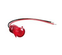 Spia a Led rosso 12/24V 20A 20 mA max. Funzione:Acceso/Spento. 2 contatti. Foro