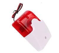 Spia di Sicurezza, Allarme Acustico e Luce Rossa Lampeggiante, Resistente Agli Urti, Sirena 110 DB e 150 Lampeggi/min, Volume Regolabile(24V)