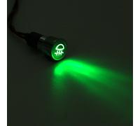 SPIA LED 8-16mm CON SIMBOLO BENZINA RISERVA metallo 12V car indicator light