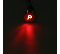 SPIA LED 8-16mm CON SIMBOLO BENZINA RISERVA metallo 12V car indicator light