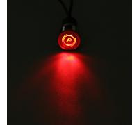 SPIA LED 8-16mm CON SIMBOLO BENZINA RISERVA metallo 12V car indicator light