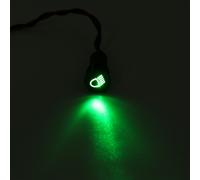 SPIA LED 8-16mm CON SIMBOLO BENZINA RISERVA metallo 12V car indicator light