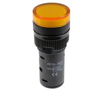 Spia LED Pilota Indicatore Giallo 16mm 220V