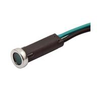 Spia luminosa a LED verde Ø8mm spia per quadro spie per moto e aiuto spia folle