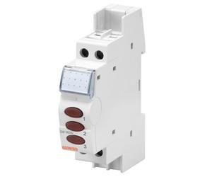 Spia luminosa Gewiss 90 AM con 3 led rossi 230 Vac 1 modulo GW96592