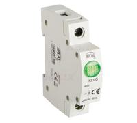 lampada spia led presenza rete da quadro verde barra din led kli-v